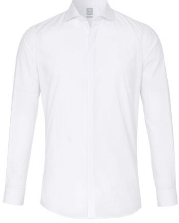 PURE- City Hemd Silver Langarm weiß