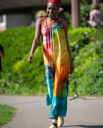 Aqua 2 - Overall auf Seide / Gemäldedruck - limitiert